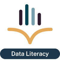Data literacy icon