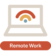 Remote work icon