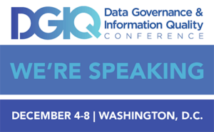 we're speaking at dgiq east 2023 washington dc