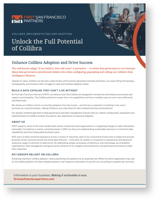 FSFP Collibra Implementation and Adoption Infosheet thumbnail