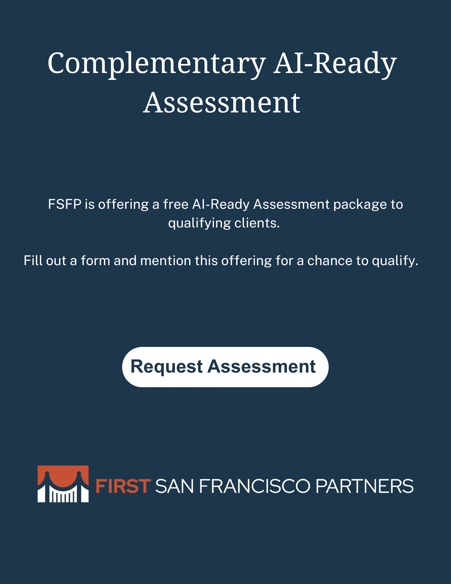 AI Ready Pop Up Graphic